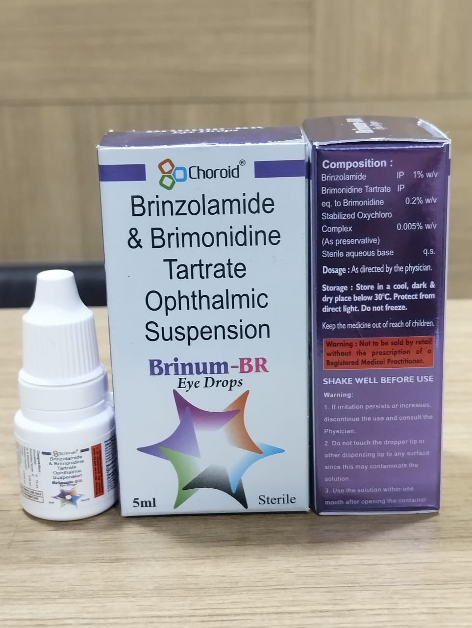 BRINZOLAMIDE AND BRIMONIDINE TARTRATE OPTHALMIC SUSPENSION